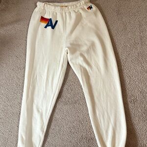 Aviator Nation Cream Sweatpants